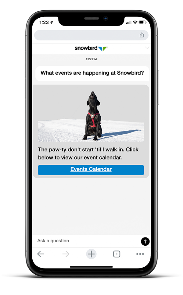 Snowbird's Dog Chat Virtual Assistant