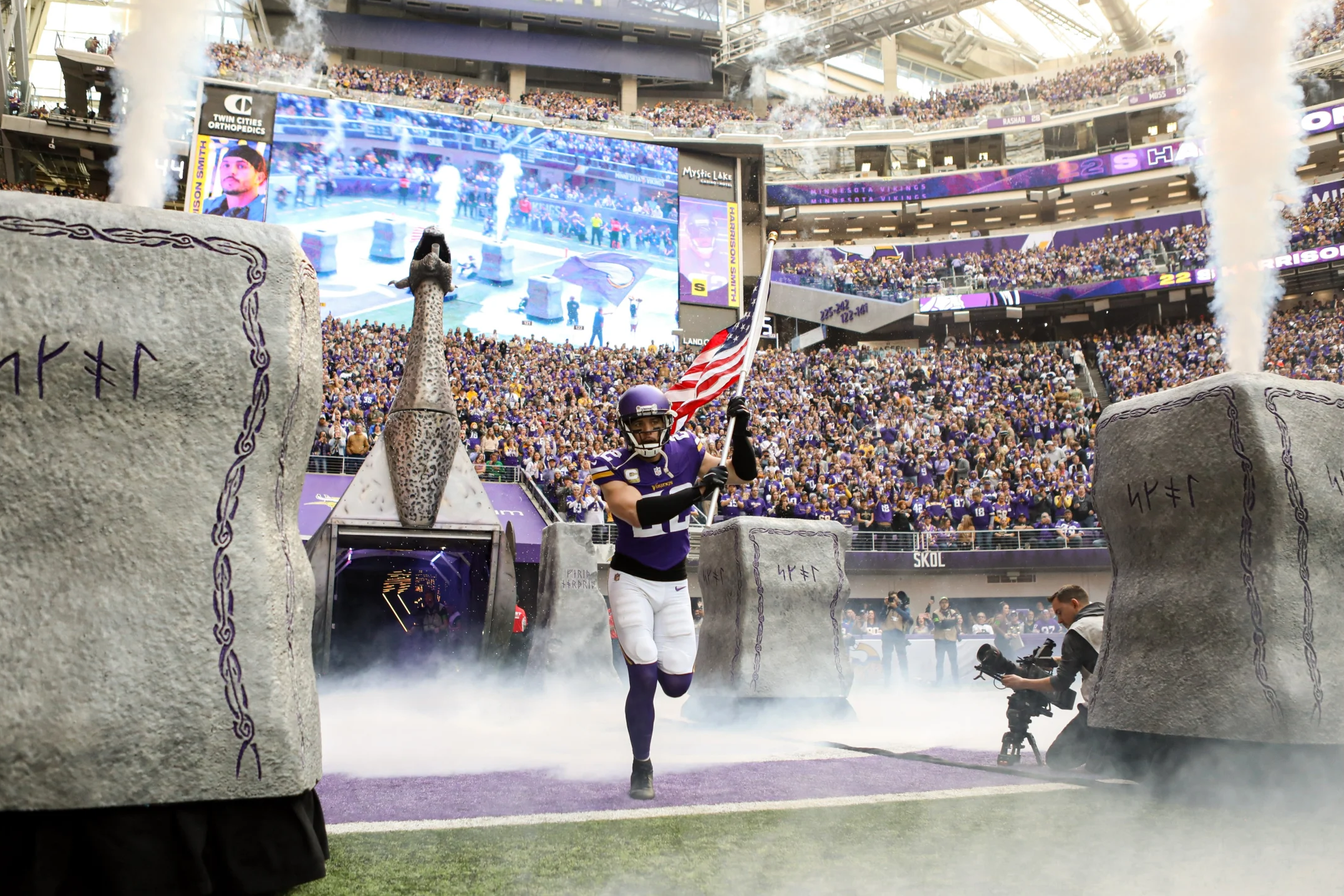 Minnesota Vikings stadium score screen