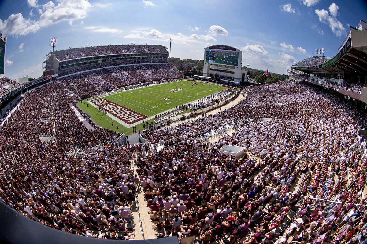 Game of the Mississippi State University Stadium