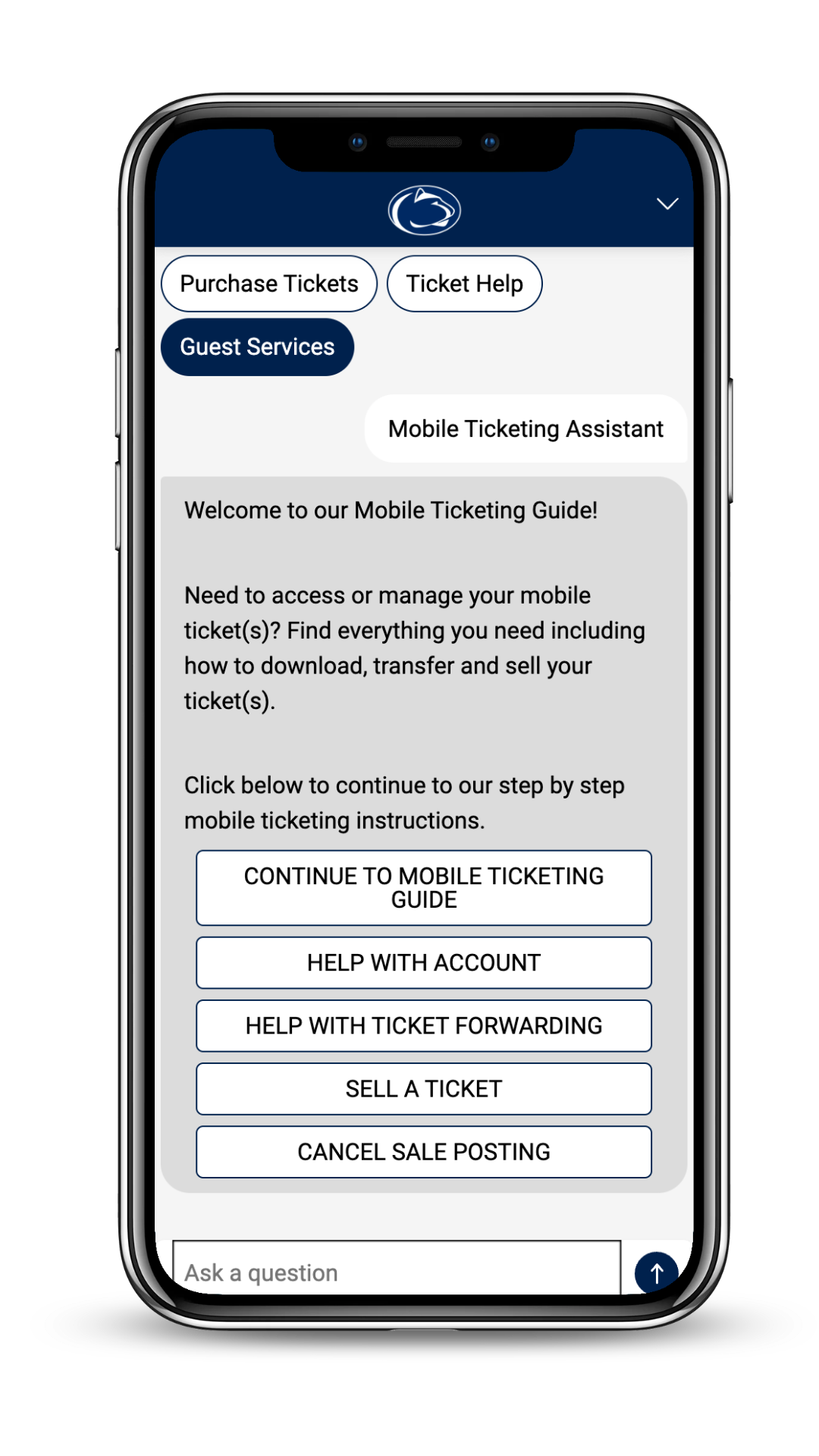 Mobile Ticketing Guide